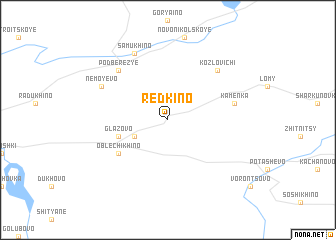 map of Redkino