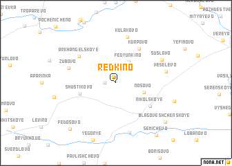 map of Redkino