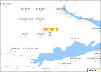 map of Redkino