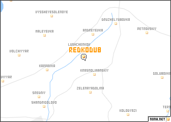 map of Redkodub