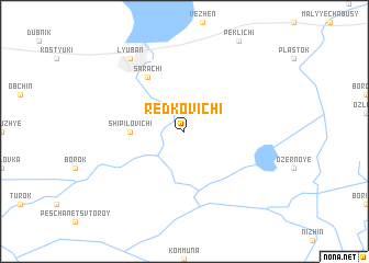map of Redkovichi