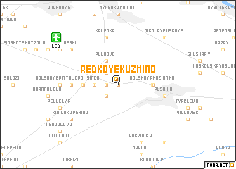 map of Redkoye Kuz\