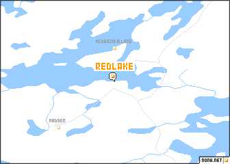 map of Red Lake