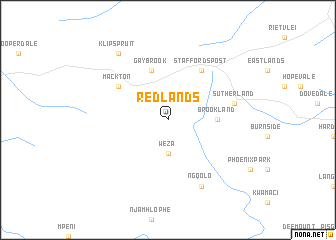 map of Redlands