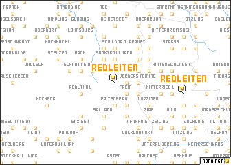 map of Redleiten