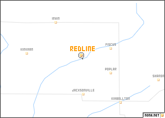 map of Red Line