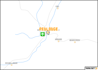 map of Red Lodge