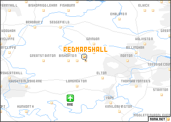 map of Redmarshall