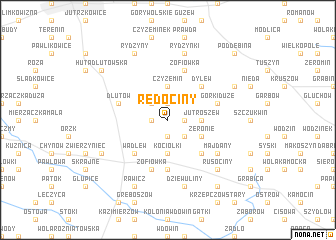 map of Redociny