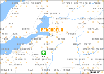 map of Redondela