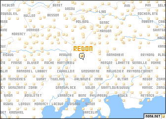 map of Redon