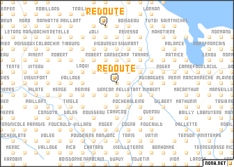 map of Redoute