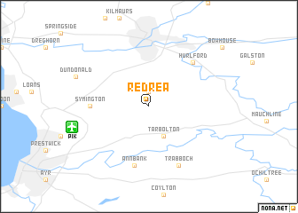 map of Redrea