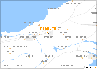 map of Redruth