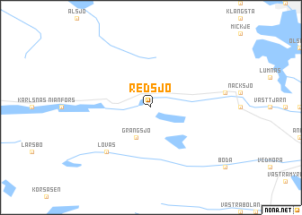 map of Redsjö