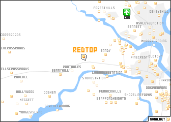map of Red Top