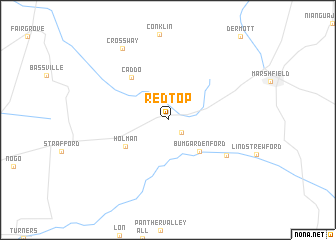 map of Red Top