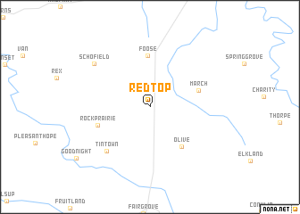 map of Redtop