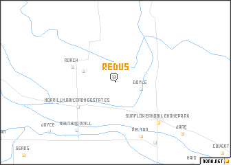 map of Redus