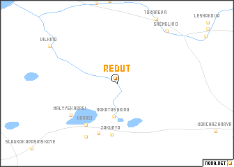 map of Redut\