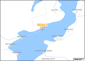 map of Redut\