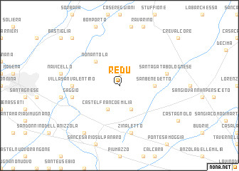 map of Redù
