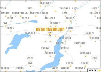 map of Redvägsbrunn