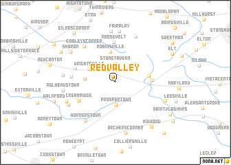 map of Red Valley