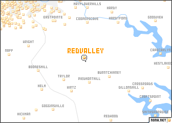 map of Red Valley