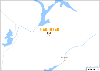 map of Redwater