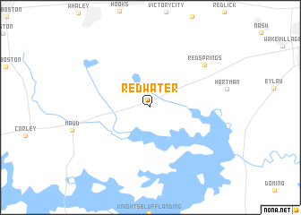 map of Redwater