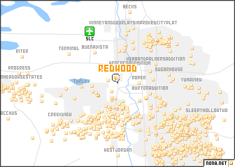 map of Redwood