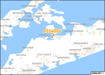 map of Redwood