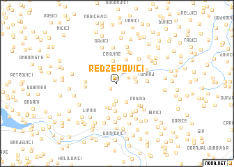 map of Redžepovići