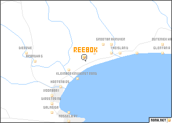 Reebok (South Africa) map - nona.net