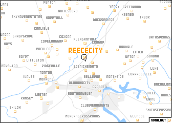 map of Reece City