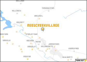 map of Reed Creek Village