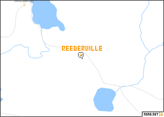 map of Reederville