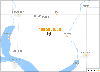 map of Reedsville