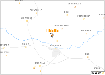 map of Reeds