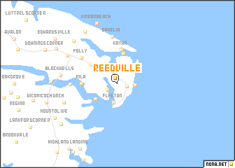 map of Reedville