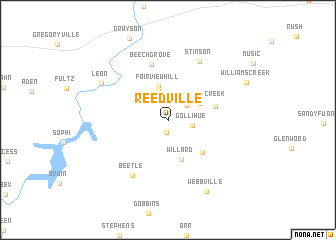 map of Reedville