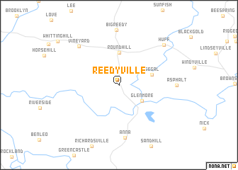 map of Reedyville