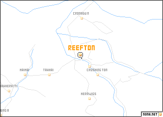 map of Reefton