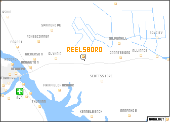 map of Reelsboro