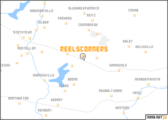 map of Reels Corners