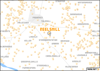 map of Reels Mill