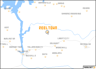 map of Reeltown