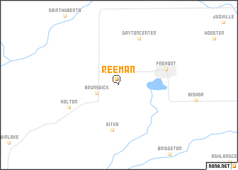 map of Reeman