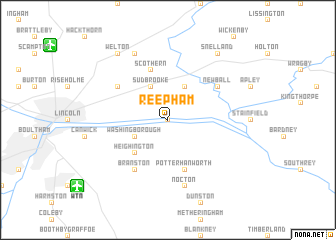 map of Reepham